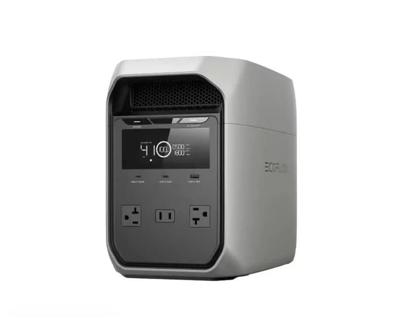 *ECOFLOW DELTA 3 CLASSIC* *Bateria LifePo4 de 1024 WH* *Potencia de salida 1800W* *Pico Máximo de 3600W*