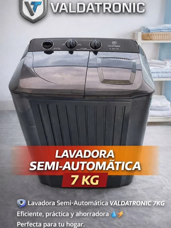 Lavadora 7Kg valdatronic